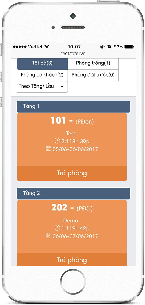 Các chức năng chính của fotel